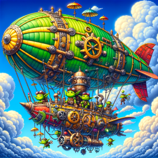 Warcraft Goblin Zeppelin