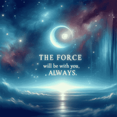 The Force will be with you, always