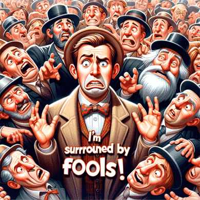 Im surrounded by idiots!